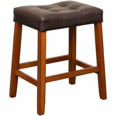 Picture of Portman 24" Espresso Saddle Stool