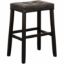 Picture of Portman 30" Black Saddle Stool