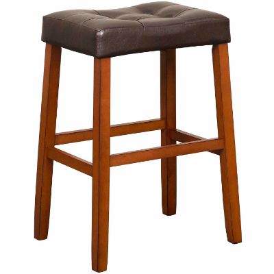 Picture of Portman 30" Espresso Saddle Stool Stool