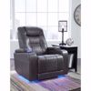 Picture of Gray Power Recliner with Adjustable Headrest