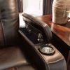 Picture of Brown Power Recliner with Adjustable Headrest