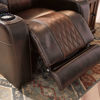 Picture of Brown Power Recliner with Adjustable Headrest