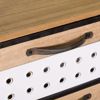 Picture of White Four Drawer Basket Cart
