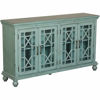 Picture of Teal Four Door Cabinet