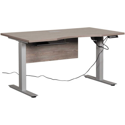 Picture of Manhattan 54" Lift Desk, Silver Base