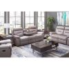 Picture of Watson Light Gray Leather Reclining Loveseat