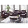 Picture of Watson Brown Leather Reclining Loveseat