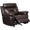 Picture of Watson Brown Leather Rocker Recliner