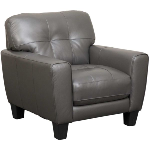 Picture of Aria Gray Leather Chair