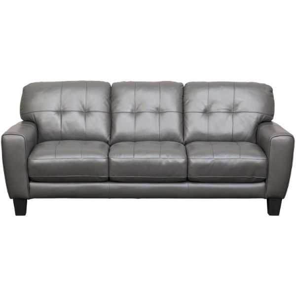 Picture of Aria Gray Leather Sofa