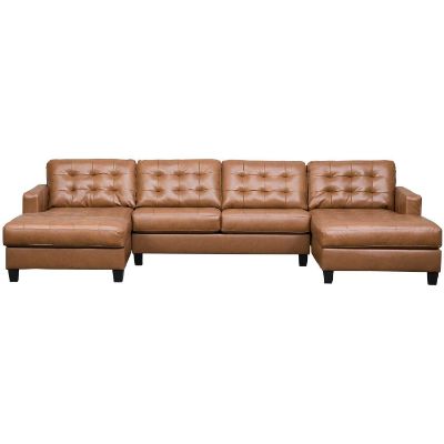 Picture of Baskove Italian Leather Sectional with LAF/RAF Chaise