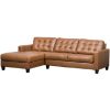 Picture of Baskove 2-Piece Leather Sectional with Left Facing Chaise