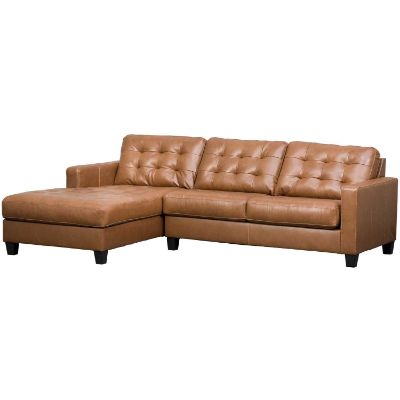 Picture of Baskove 2-Piece Leather Sectional with Left Facing Chaise