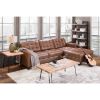 Picture of Baskove 2-Piece Leather Sectional with Left Facing Chaise