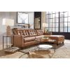 Picture of Baskove 2-Piece Leather Sectional with Left Facing Chaise