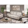 Picture of Aria Taupe Leather Loveseat