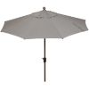 Picture of Auto Tilt Umbrella Charcoal