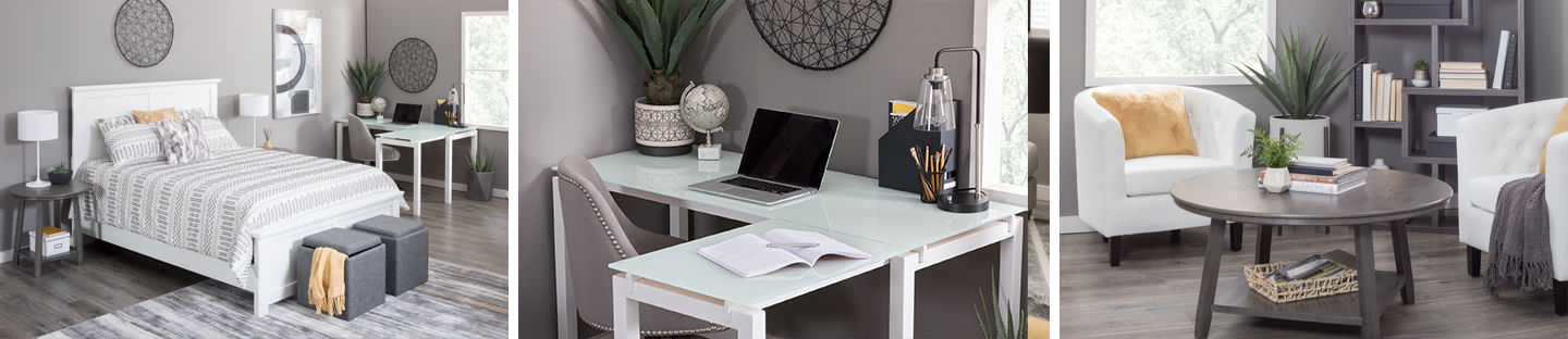 Create a functional sleeping & work space