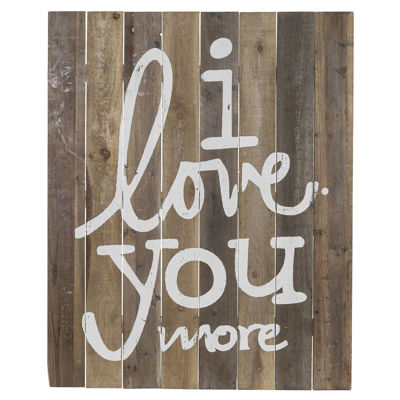 Picture of I Love You More Sign