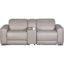Picture of Correze Leather Dual Power Reclining Console Loveseat