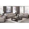 Picture of Correze Leather Dual Power Reclining Console Loveseat