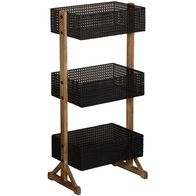 Picture of Black Three Tier Metal Basket