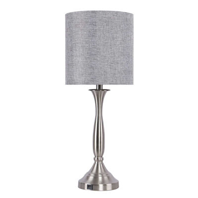 Picture of Nickel with USB Port Table Lamp