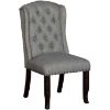 Picture of Dusky Upholstered Light Grey Side Chair