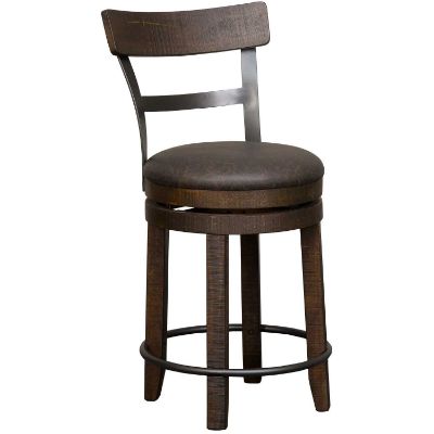 Picture of Metroflex 24" Swivel Barstool with back