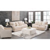 Picture of Lamar Cream Cocktail Ottoman