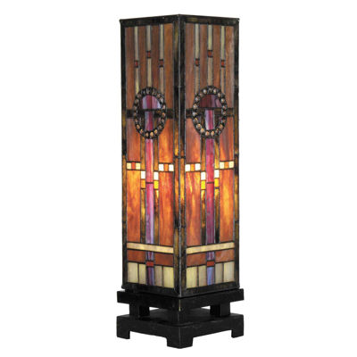 Picture of Circle Bead Pillar Tiffany Lamp