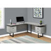 Picture of 70" Grey L-Shape Computer Desk