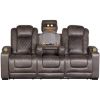 Picture of HyllMont Dual Power Reclining Sofa with Drop Down