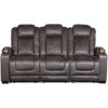 Picture of HyllMont Dual Power Reclining Sofa with Drop Down
