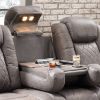 Picture of HyllMont Dual Power Reclining Sofa with Drop Down
