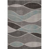 Picture of Pierce Eleri Grey/Aqua 5x7 Rug