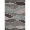 Picture of Pierce Eleri Grey/Aqua 8x10 Rug