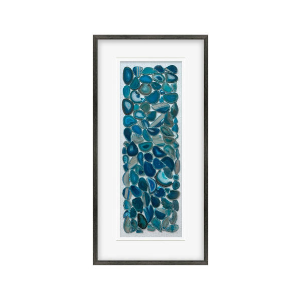 Picture of Authentic Blue Agate Framed