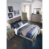 Picture of Zelen Warm Gray Seven Drawer Dresser