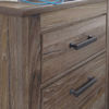 Picture of Zelen Warm Gray Two Drawer Nightstand