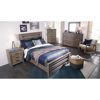 Picture of Zelen Warm Gray Full Panel Bed