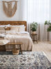 Picture of Serene Cream Blue Red Elegant 8x10 Rug