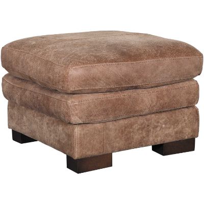 Picture of Knox Italian All-Leather Ottoman