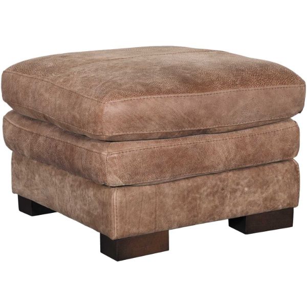 Picture of Knox Italian All-Leather Ottoman