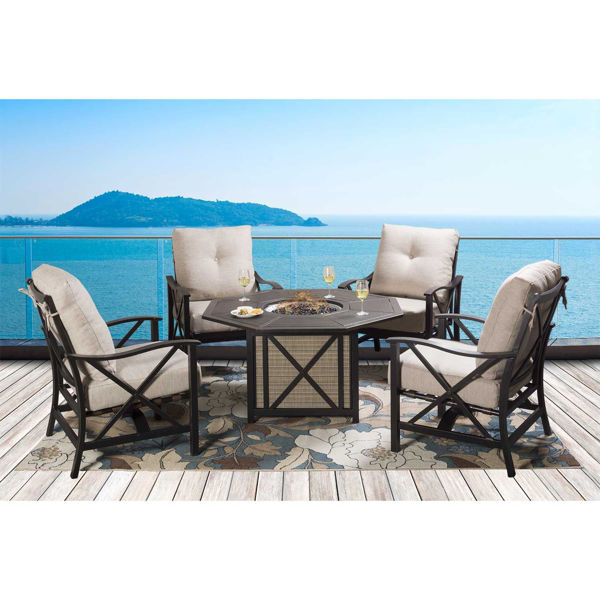 Picture of Denison 5 Piece Outdoor Patio Set