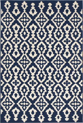 Picture of Newnan Sapphire Snow 5x7 Rug