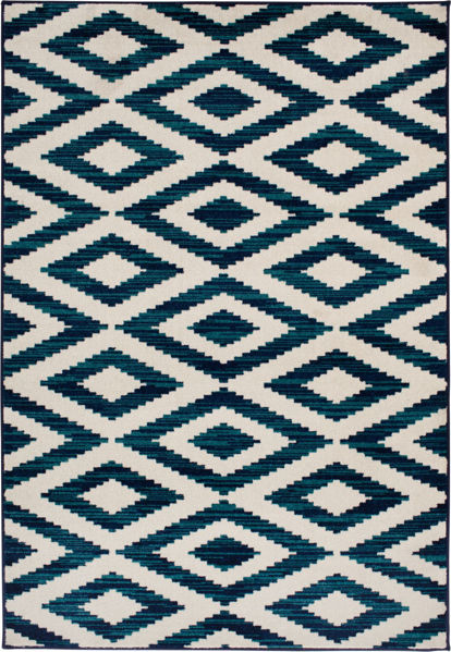 Picture of Scalene Sapphire Snow 5x7 Rug