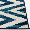 Picture of Scalene Sapphire Snow 5x7 Rug