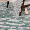 Picture of Gordie Aqua/White Sand 5x7 Rug