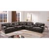 Picture of Milo Leather 7PC Dual Power Reclining Sectional